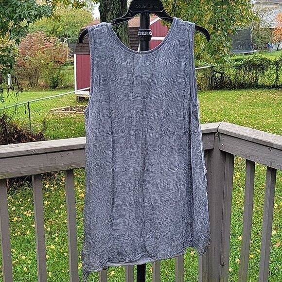 Soft Surroundings Silk Romance top size M - Picture 4 of 4